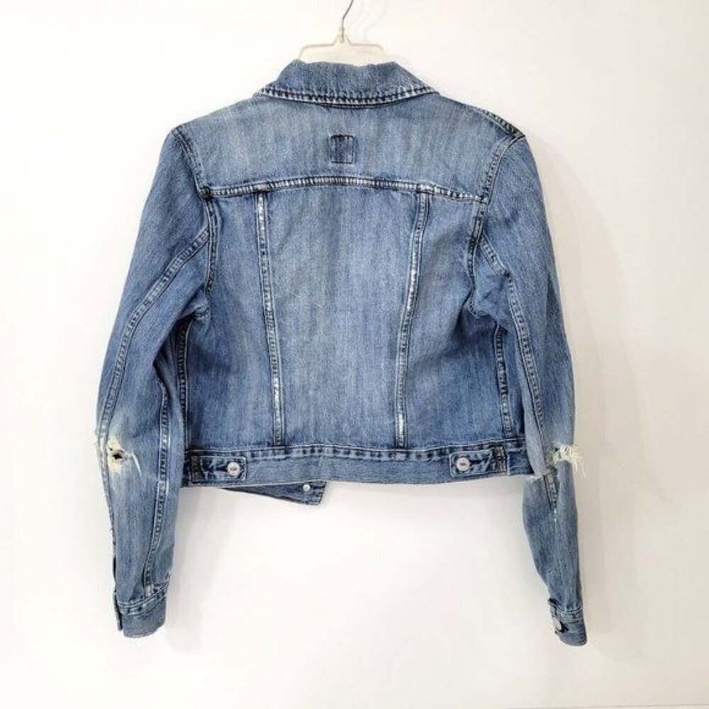 Levi's Junior Destroyed Denim Jean Jacket - Picture 4 of 6